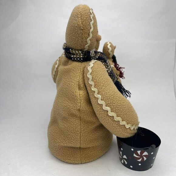 Vtg Homespun Collections Mr & Mrs Gingerbread Child Family Plush Christmas Decor - Picture 5 of 12